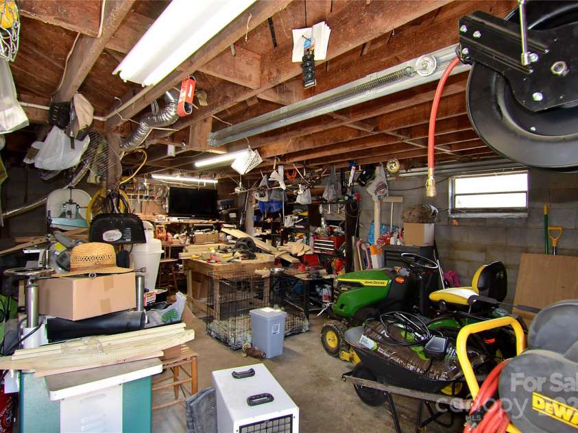 5360 Franklin Place, Collettsville, NC 28611.  MLS# CAR4240351, YatesRealty ID 6416. Garage interior