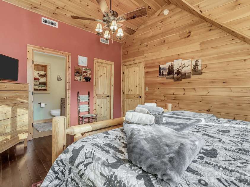 120 Sweetbriar Road, Lake Lure, NC 28746.  MLS# CAR4291551, YatesRealty ID 642. Bedroom #2 - Upper Level