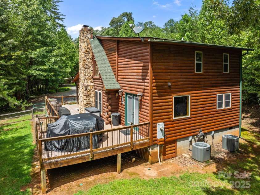 120 Sweetbriar Road, Lake Lure, NC 28746.  MLS# CAR4291551, YatesRealty ID 642. Deck View