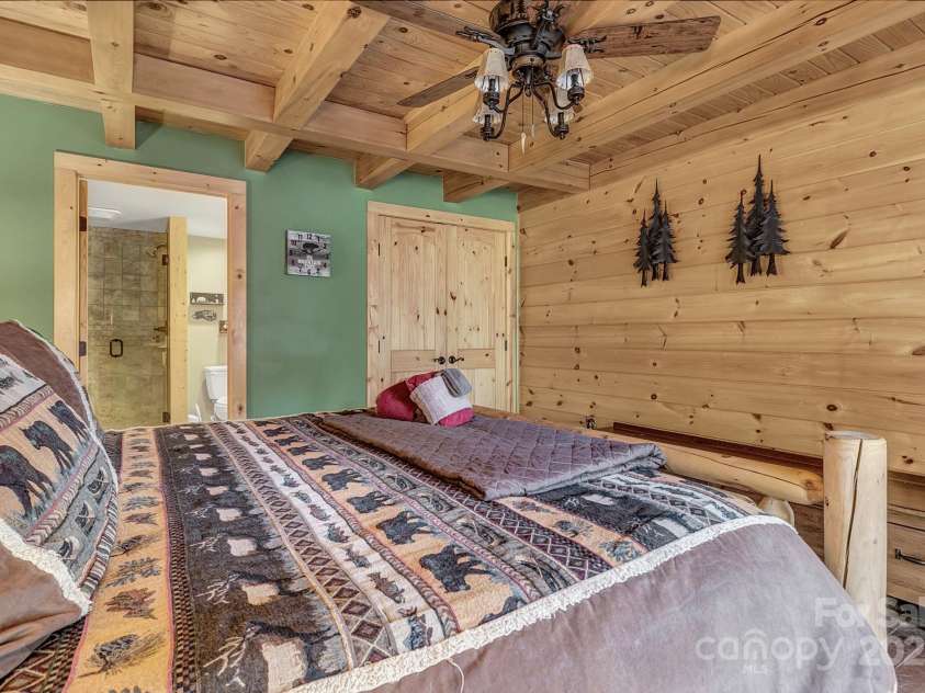 120 Sweetbriar Road, Lake Lure, NC 28746.  MLS# CAR4291551, YatesRealty ID 642. Primary Bedroom - Main Level