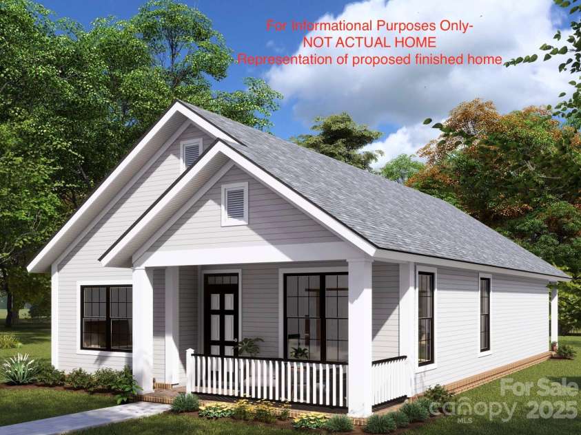213 Sheffield Drive, York, SC 29745.  MLS# CAR4099016, YatesRealty ID 642. Side view artist rendition 