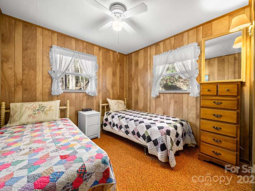 2959/2961 Bearwallow Mountain Road, Hendersonville, NC 28792.  MLS# CAR4209575, YatesRealty ID 6430. Bedroom #1