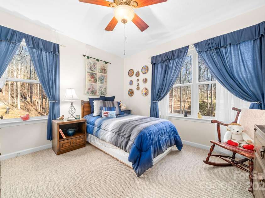 2959/2961 Bearwallow Mountain Road, Hendersonville, NC 28792.  MLS# CAR4209575, YatesRealty ID 6430. Bedroom #3