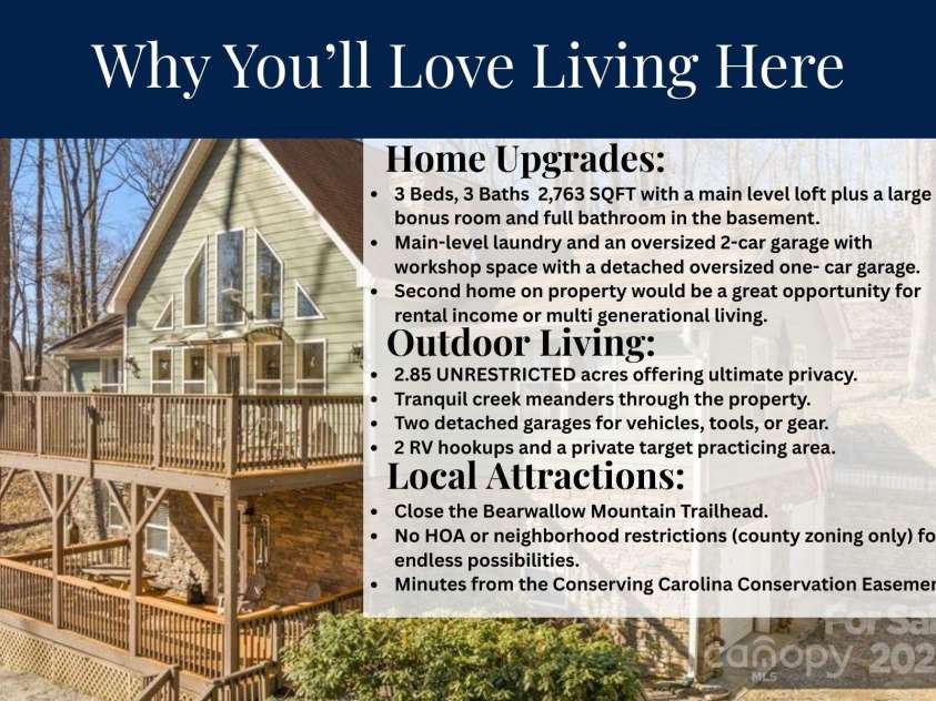 2959/2961 Bearwallow Mountain Road, Hendersonville, NC 28792.  MLS# CAR4320317, YatesRealty ID 6430. 