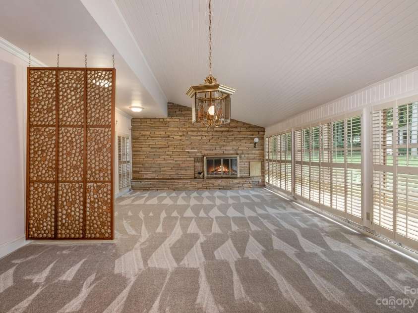 2756 Peachtree Road, Statesville, NC 28625.  MLS# CAR4072282, YatesRealty ID 644. View of Living room/ Dining room area - beautiful, natural artwork. 