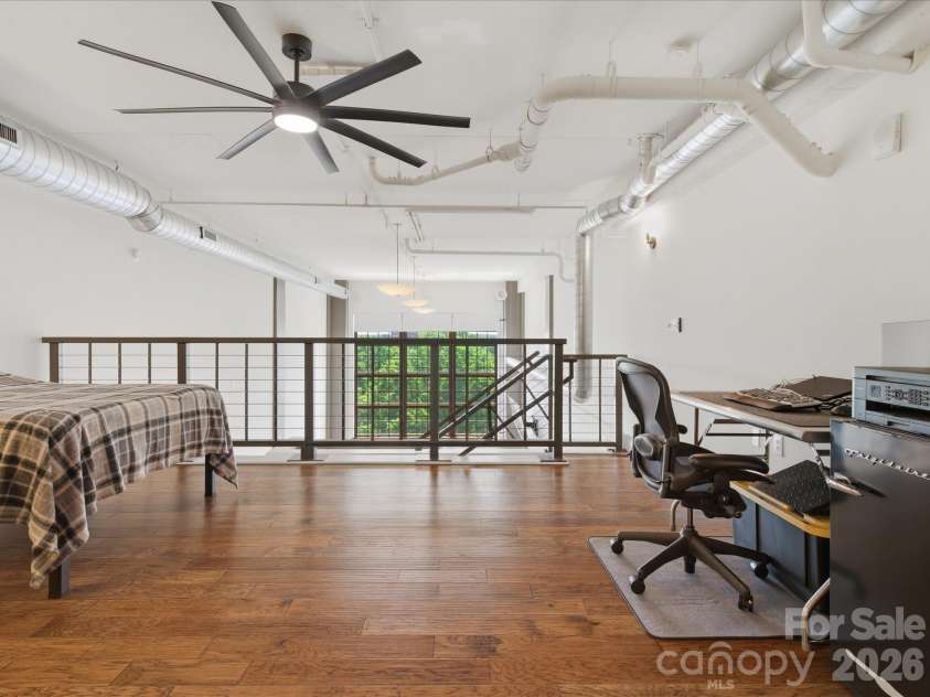 715 Graham Street, Charlotte, NC 28202.  MLS# CAR4383984, YatesRealty ID 6452. Primary Suite Loft