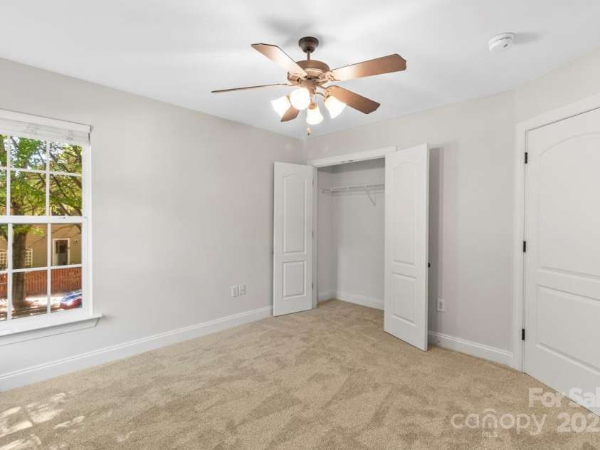 13206 Meadowmere Road, Huntersville, NC 28078.  MLS# CAR4245792, YatesRealty ID 6454. Bedroom 2 also features a ceiling fan