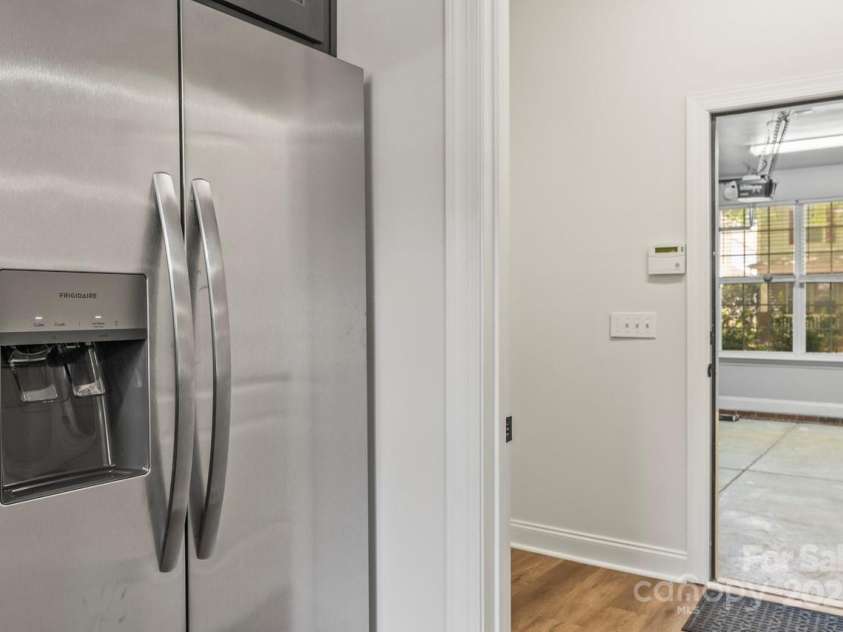 13206 Meadowmere Road, Huntersville, NC 28078.  MLS# CAR4245792, YatesRealty ID 6454. New stainless steel refrigerator
