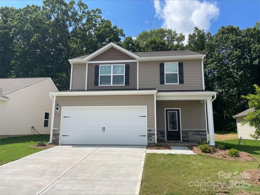 3259 Maple Ridge Drive, Gastonia, NC 28052.  MLS# CAR4217145, YatesRealty ID 646. Example of the Davidson floorplan to be built. Estimated construction completion date is May 2025.