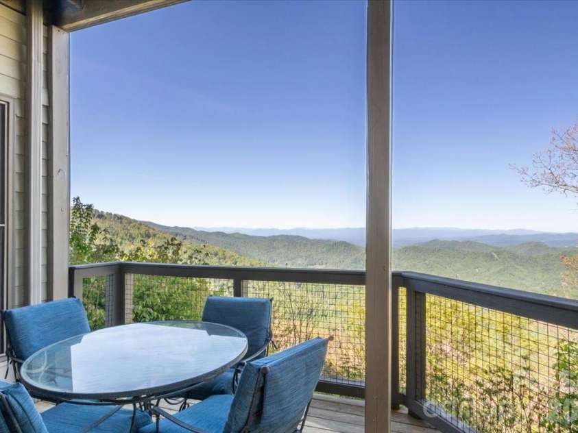 140 Slickrock Road, Burnsville, NC 28714.  MLS# CAR4369960, YatesRealty ID 6465. CVD DECK - SECOND VIEW