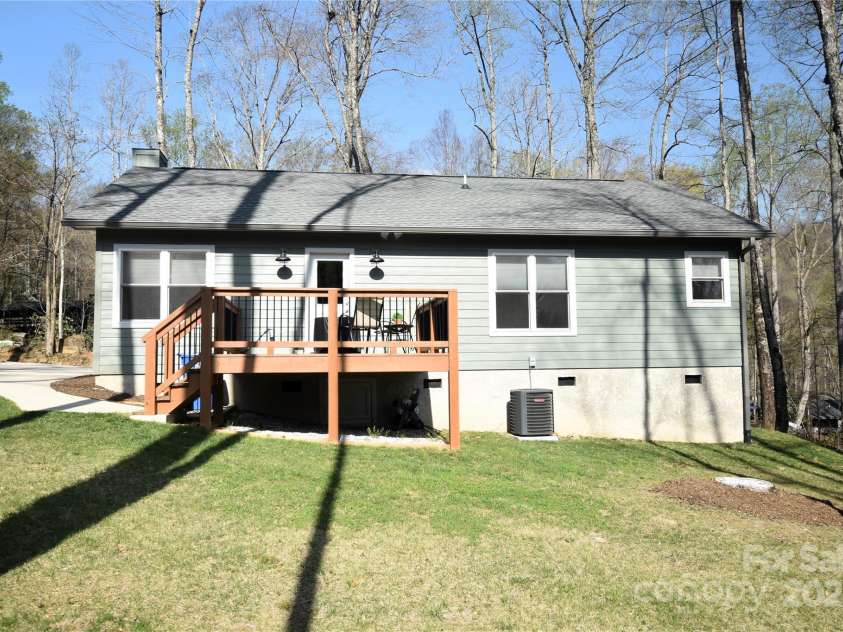 515 Twinbrook Lane, Maggie Valley, NC 28751.  MLS# CAR4245630, YatesRealty ID 6466. Home from the backyard
