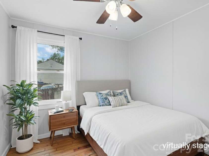 364 State Street, Asheville, NC 28806.  MLS# CAR4294913, YatesRealty ID 6479. Virtually staged back bedroom