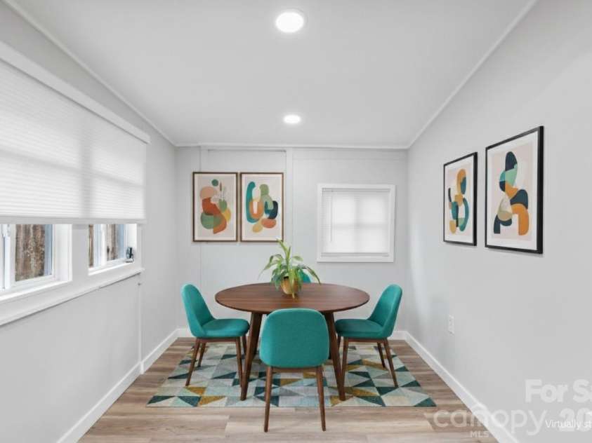 364 State Street, Asheville, NC 28806.  MLS# CAR4294913, YatesRealty ID 6479. Virtually staged dining room