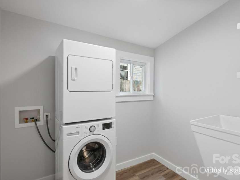 364 State Street, Asheville, NC 28806.  MLS# CAR4294913, YatesRealty ID 6479. Virtually staged laundry room