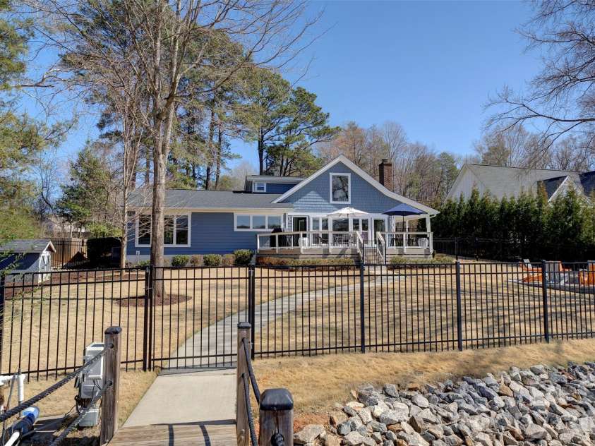 6852 Locke Drive, Sherrills Ford, NC 28673.  MLS# CAR4354705, YatesRealty ID 6484. Fenced Backyard