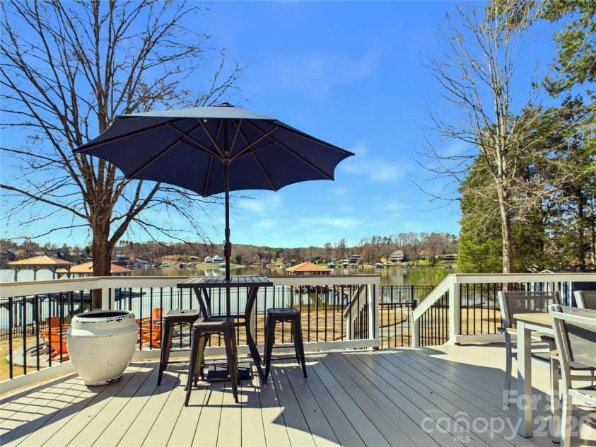 6852 Locke Drive, Sherrills Ford, NC 28673.  MLS# CAR4354705, YatesRealty ID 6484. Rear Patio 2