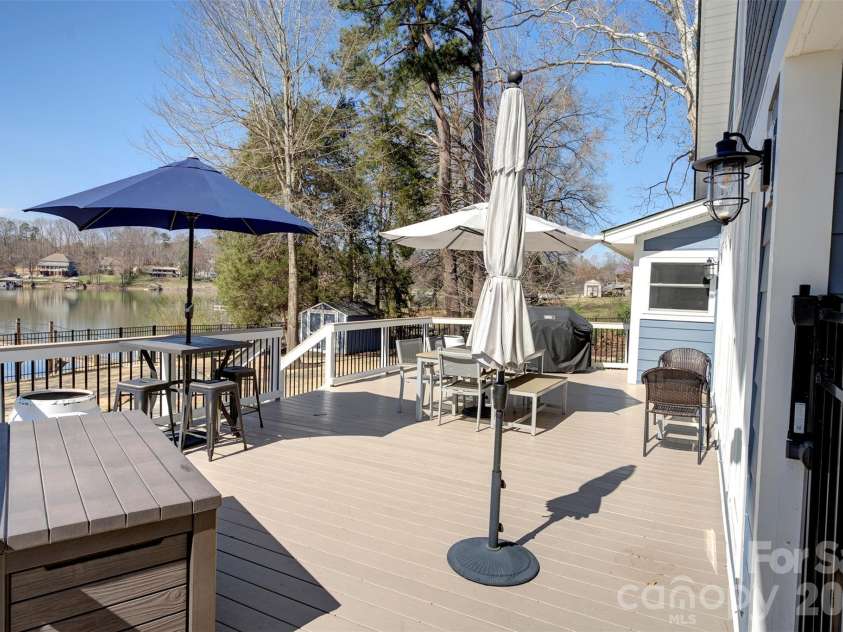 6852 Locke Drive, Sherrills Ford, NC 28673.  MLS# CAR4354705, YatesRealty ID 6484. Rear Patio 3
