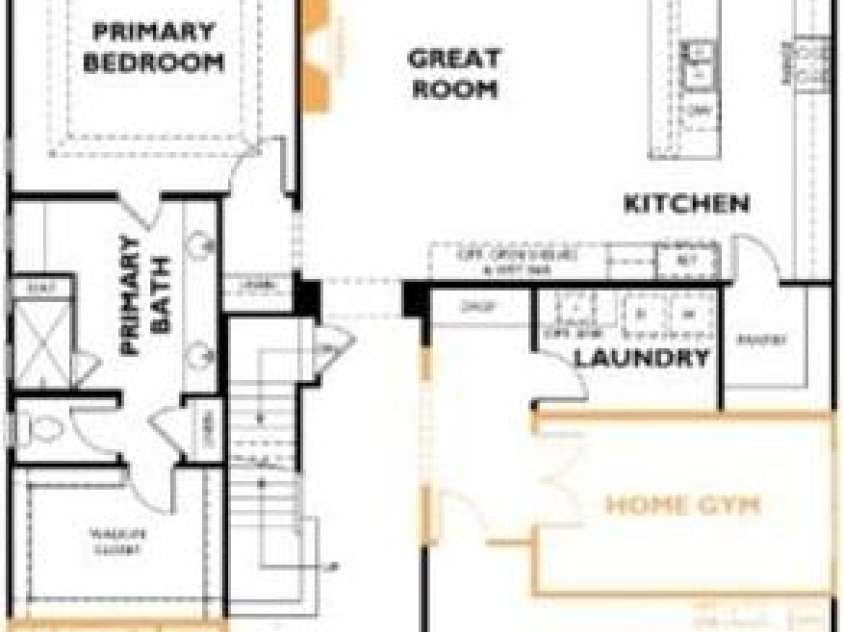 630 Hyder Trail, Tega Cay, SC 29708.  MLS# CAR4281073, YatesRealty ID 649. Example 1st Floor