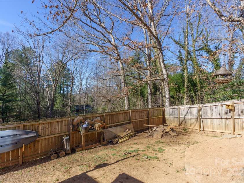177 Forest Drive, Clyde, NC 28721.  MLS# CAR4231456, YatesRealty ID 6501. Back Yard