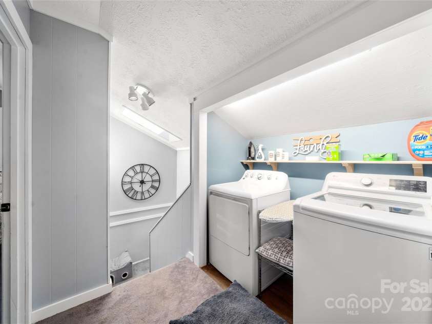 177 Forest Drive, Clyde, NC 28721.  MLS# CAR4231456, YatesRealty ID 6501. Upper Level Laundry Room