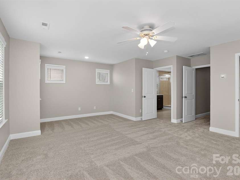 238 Johnston Drive, Pineville, NC 28134.  MLS# CAR4320235, YatesRealty ID 6501. Primary Bedroom