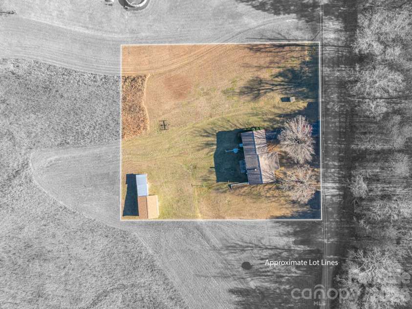 897 Calloway Road, Lincolnton, NC 28092.  MLS# CAR4329478, YatesRealty ID 6504. Arial View