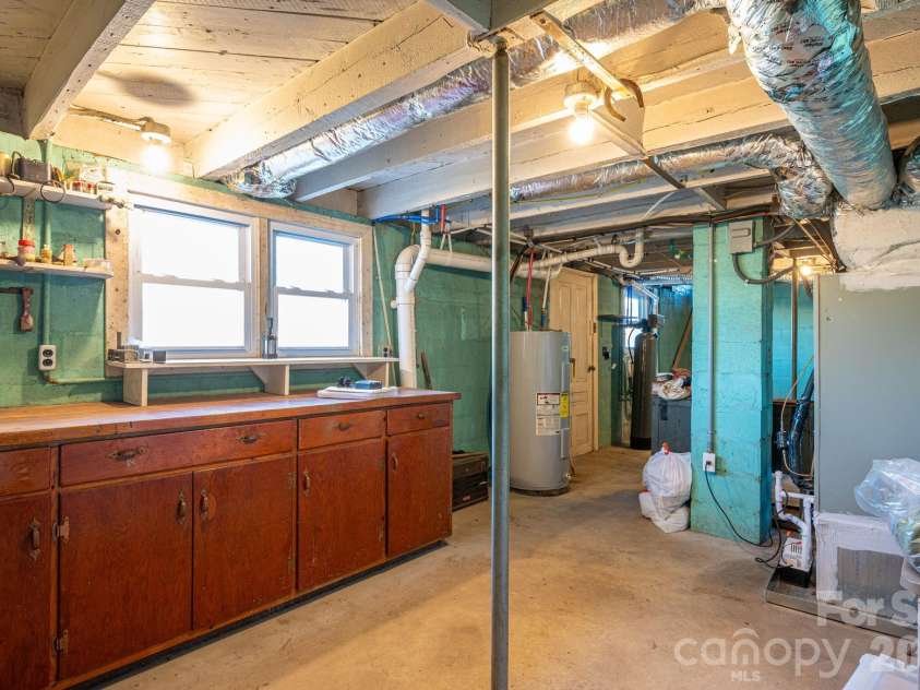 897 Calloway Road, Lincolnton, NC 28092.  MLS# CAR4329478, YatesRealty ID 6504. Basement