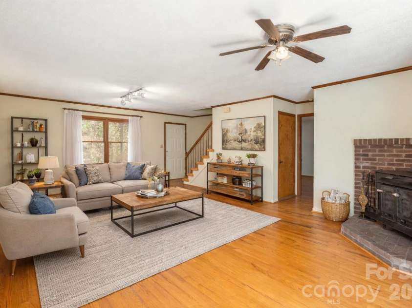 221 Timberlane Drive, Pisgah Forest, NC 28768.  MLS# CAR4356718, YatesRealty ID 6505. Virtually staged
