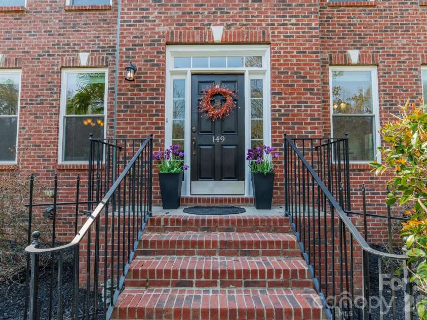 149 EdgeHill Drive, Fort Mill, SC 29715.  MLS# CAR4359843, YatesRealty ID 6507. Front porch