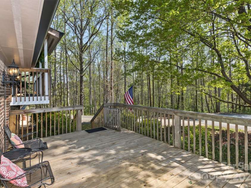 3474 Crestwood Drive, Morganton, NC 28655.  MLS# CAR4245149, YatesRealty ID 6508. A new front deck to enjoy lazy afternoons.