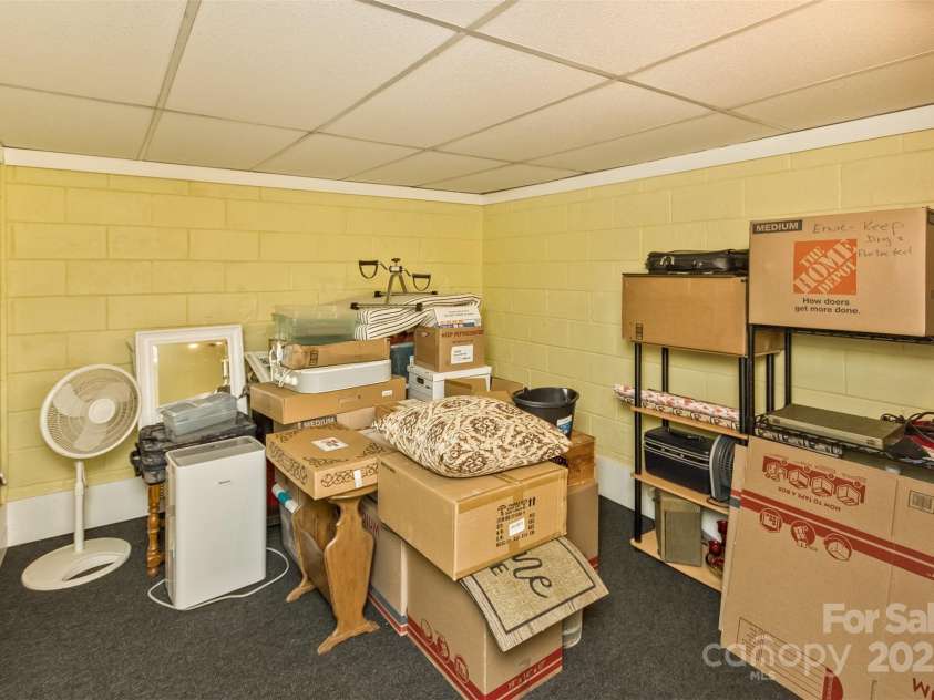 3474 Crestwood Drive, Morganton, NC 28655.  MLS# CAR4245149, YatesRealty ID 6508. Lower level office.