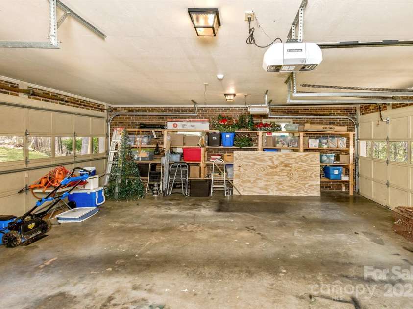 3474 Crestwood Drive, Morganton, NC 28655.  MLS# CAR4245149, YatesRealty ID 6508. Oversized 2-car garage.