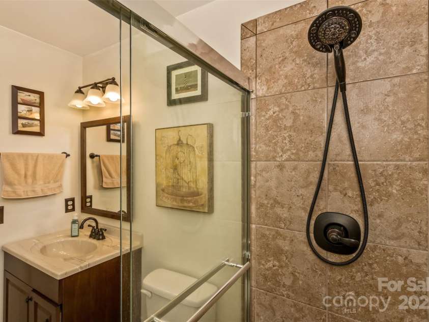3474 Crestwood Drive, Morganton, NC 28655.  MLS# CAR4245149, YatesRealty ID 6508. Upgraded shower.