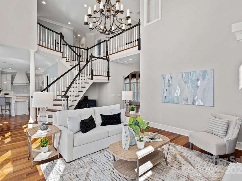 115 Jade Spring Court, Mooresville, NC 28117.  MLS# CAR4239808, YatesRealty ID 6512. Great Room Opens to the Kitchen