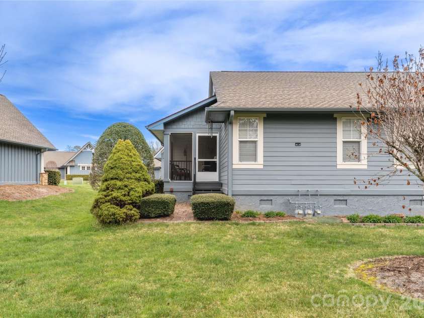 3003 Blue Goose Court, Hendersonville, NC 28792.  MLS# CAR4357642, YatesRealty ID 6518. Back Yard