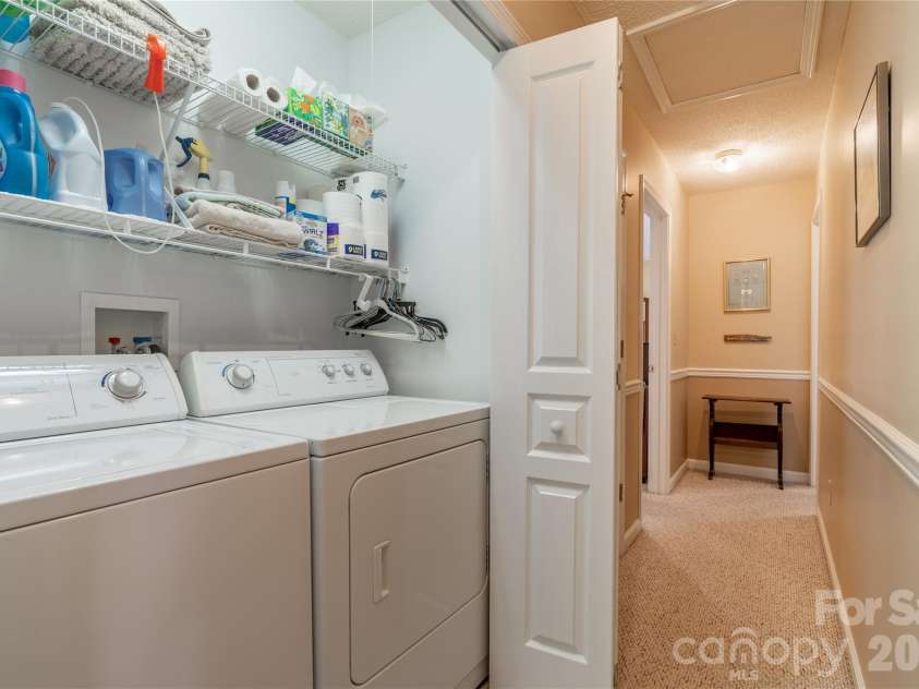 3003 Blue Goose Court, Hendersonville, NC 28792.  MLS# CAR4357642, YatesRealty ID 6518. Hall Laundry Area