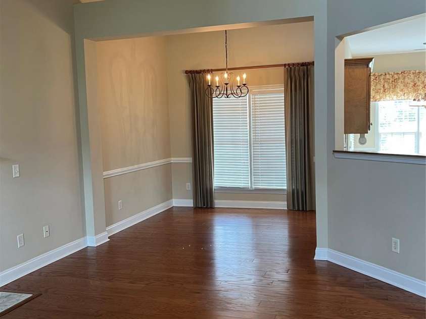 4817 Mossy Cup Lane, Monroe, NC 28110.  MLS# CAR4165542, YatesRealty ID 6519. Living Room to Dining Room