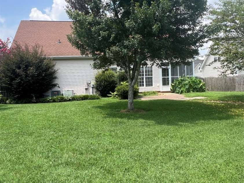 4817 Mossy Cup Lane, Monroe, NC 28110.  MLS# CAR4165542, YatesRealty ID 6519. Rear view of home