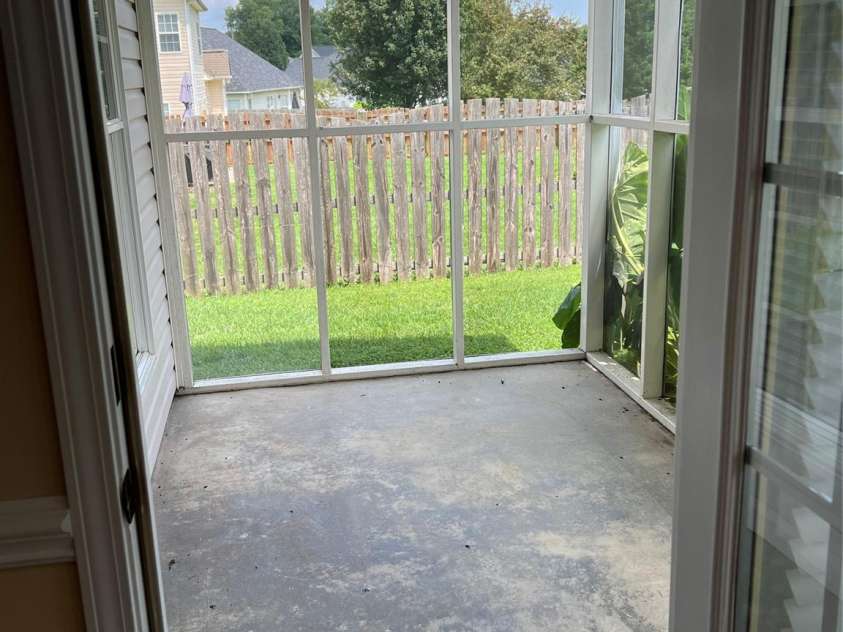 4817 Mossy Cup Lane, Monroe, NC 28110.  MLS# CAR4165542, YatesRealty ID 6519. Screened Porch