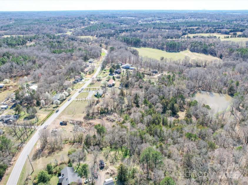 4450 Flowes Store Road, Concord, NC 28025.  MLS# CAR4231594, YatesRealty ID 6521. Aerial View