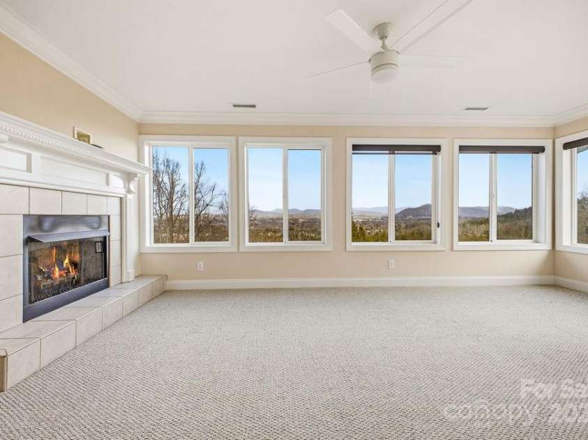 38 Sweetwater Oaks Drive, Fletcher, NC 28732.  MLS# CAR4331629, YatesRealty ID 654. Upper level sunroom 