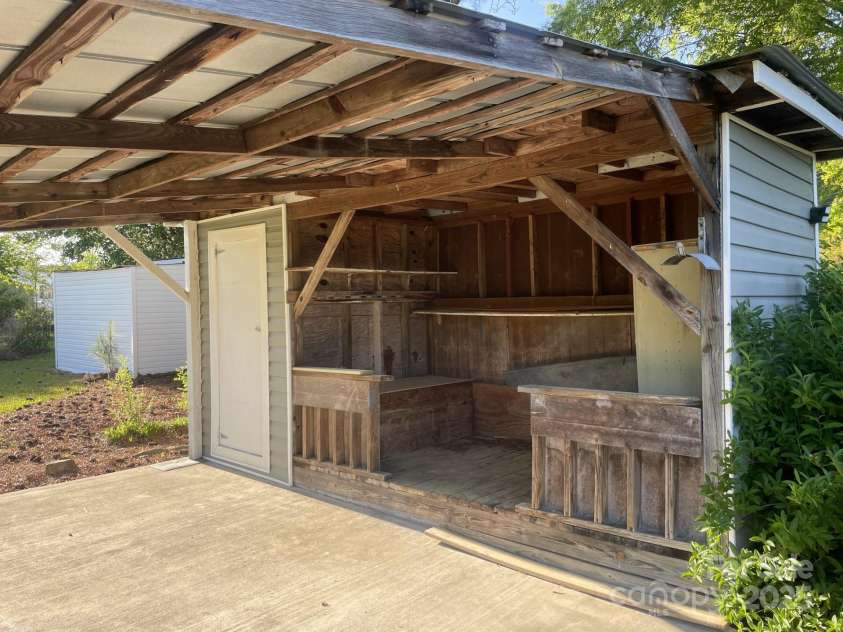 1620 Moss Springs Road, Albemarle, NC 28001.  MLS# CAR4248855, YatesRealty ID 6544. Storage building for all of your yard tools