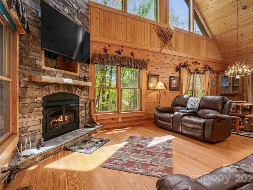 145 Flynn Court, Lake Lure, NC 28746.  MLS# CAR4247802, YatesRealty ID 6548. An inviting open floorplan
