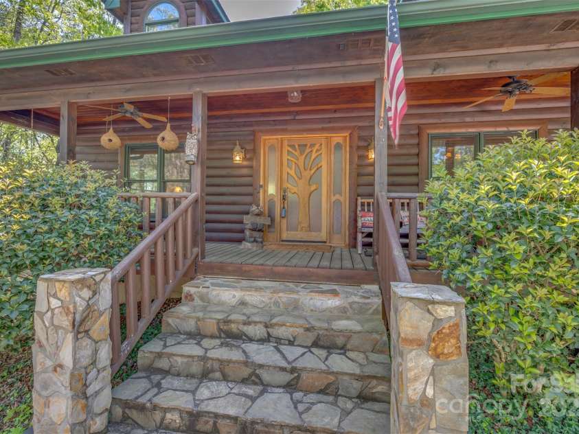 145 Flynn Court, Lake Lure, NC 28746.  MLS# CAR4247802, YatesRealty ID 6548. Beautiful Custom Door