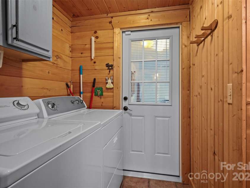 145 Flynn Court, Lake Lure, NC 28746.  MLS# CAR4247802, YatesRealty ID 6548. Laundry Room on the Main Level