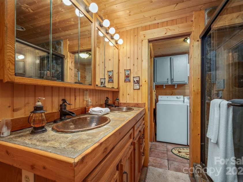 145 Flynn Court, Lake Lure, NC 28746.  MLS# CAR4247802, YatesRealty ID 6548. Primary Bathroom