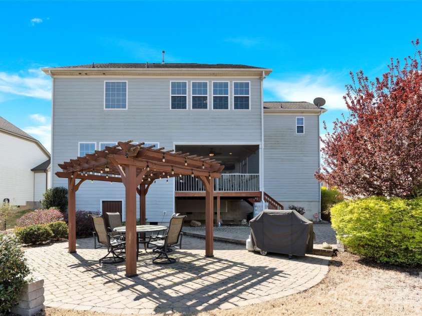 345 Somerled Way, Waxhaw, NC 28173.  MLS# CAR4242195, YatesRealty ID 6549. Pergola