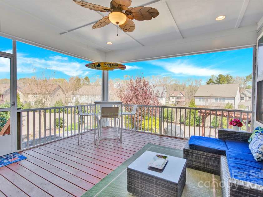 345 Somerled Way, Waxhaw, NC 28173.  MLS# CAR4242195, YatesRealty ID 6549. Screened porch
