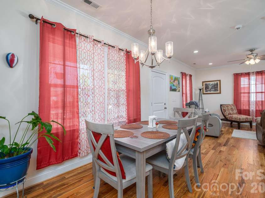 209 Wood Street, Mount Holly, NC 28120.  MLS# CAR4360800, YatesRealty ID 6552. Dining