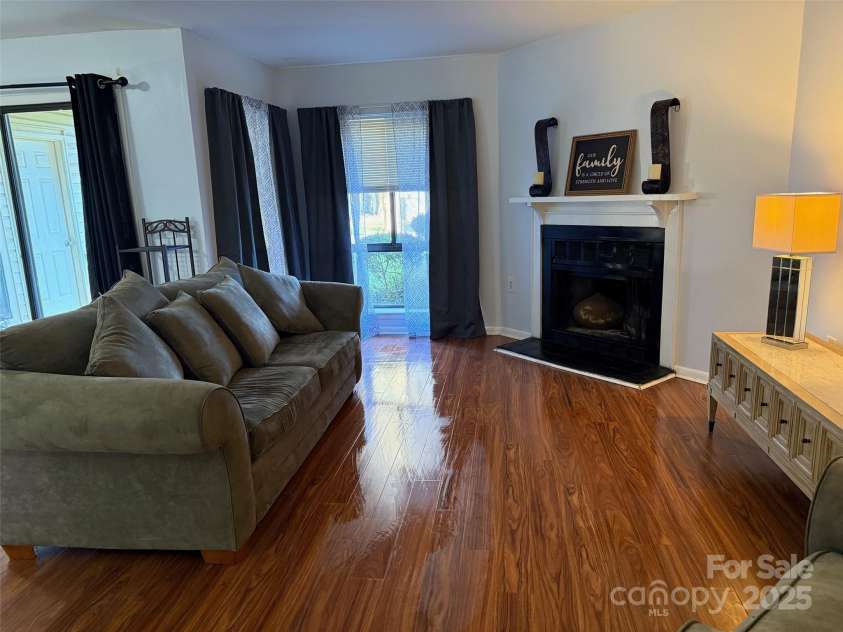 4823 Spring Lake Drive, Charlotte, NC 28212.  MLS# CAR4331709, YatesRealty ID 656. Wood buring fireplace